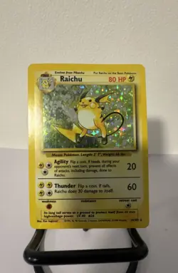 Pokemon TCG Raichu Base Set 14/102 Holo 1999-2000 Holo Rare - Image 1