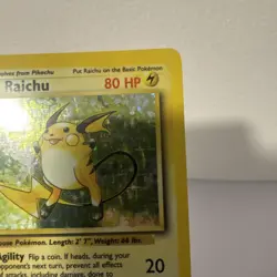 Pokemon TCG Raichu Base Set 14/102 Holo 1999-2000 Holo Rare - Image 3