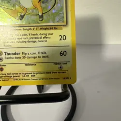 Pokemon TCG Raichu Base Set 14/102 Holo 1999-2000 Holo Rare - Image 4