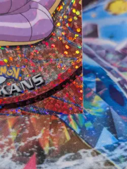 Ekans #23 Chrome Sparkle Topps Pokemon Series 1 LP Condition Factory Marks - Image 4