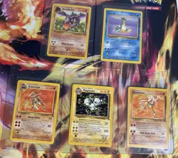 Pokemon Fossil Set 7 Card Lot Holo, Non-Holo, Rare Near Mint - Image 1