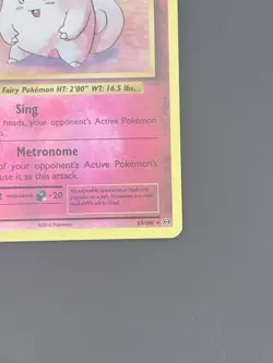 Pokemon TCG Clefairy Evolutions 63/108 Reverse Holo Near Mint to Lightly Played - Image 3