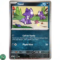 Pokemon TCG Toxel 078 Cosmos Holo Promo ME Mega Evolution Promo NM Near Mint - Image 1