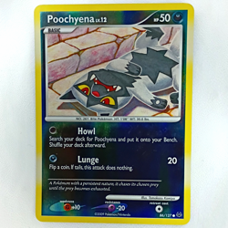 Pokemon TCG Poochyena 86/127 Platinum Reverse Holo Common ENG Basic 50 HP - Image 1
