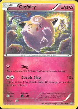Clefairy 81/122 Common BREAKpoint Pokemon Lightly Played - Image 1