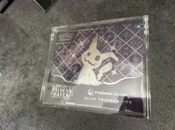 Paldean Fates Pokemon Center ETB Elite Trainer Box Sealed with Acrylic Case - Image 1