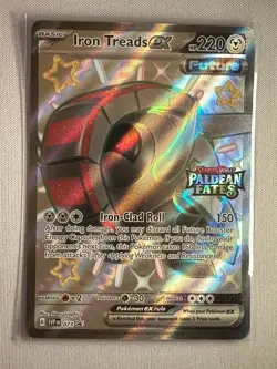 Iron Treads ex (Paldean Fates Stamped) 073 NM Holo - Image 1