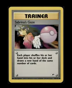 Sabrina's Gaze Common Unlimited Gym Heroes 125/132 NM Pokemon TCG - Image 1