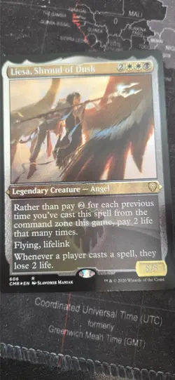 MtG Liesa Shroud of Dusk Foil Etched - Image 1