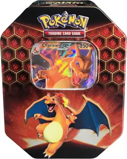 Pokemon TCG - Hidden Fates - Charizard GX Tin - New And Sealed - Image 1