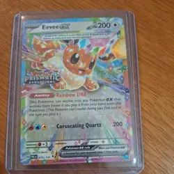 Pokemon TCG Eevee ex 075/131 Holo Double Rare Prismatic Evolutions Pokemon NM/M - Image 1