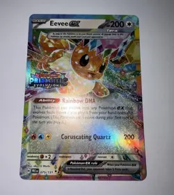 Pokemon TCG Eevee ex Prismatic Evolutions 075/131 Holo Double Rare English HP200 - Image 1