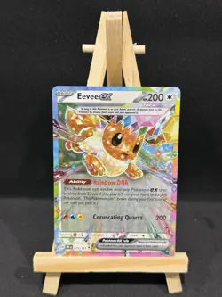 Pokemon TCG Eevee ex 075/131 Prismatic Evolutions Double Rare Holo English - Image 1