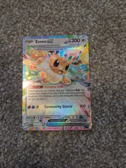 Pokemon TCG Eevee ex 075/131 Prismatic Evolutions Holo Double Rare English - Image 1