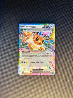 Pokemon TCG: Eevee ex 075/131 - Prismatic Evolutions Holo Double Rare (NM/M) - Image 1
