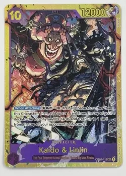 (LP) Kaido & Linlin OP08-119 Bandai One Piece Foil Single - Image 1