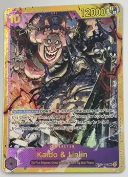 (LP) Kaido & Linlin OP08-119 Bandai One Piece Foil Single - Image 2