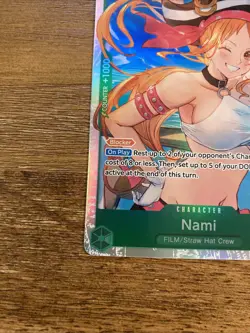 Nami OP14-031 SR The Azure Sea’s Seven One Piece TCG English NM - Image 2