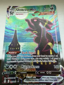 Umbreon VMAX 215/203 Evolving Skies Secret Rare Holo Alt Art Full Art 310HP - Image 1