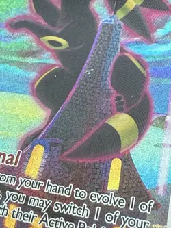 Umbreon VMAX 215/203 Evolving Skies Secret Rare Holo Alt Art Full Art 310HP - Image 4