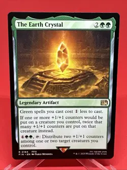 The Earth Crystal 0184 Final Fantasy FF MTG Magic The Gathering Card NM - Image 1