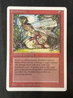 MTG Revised Edition Earthbind MP - Image 1