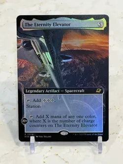 MTG Magic Edge of Eternities The Eternity Elevator 354 Foil Extended Art Rare - Image 1