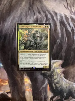 MTG SLD 025 - Arahbo, Roar of the World - Foil - NM - Secret Lair - Image 1
