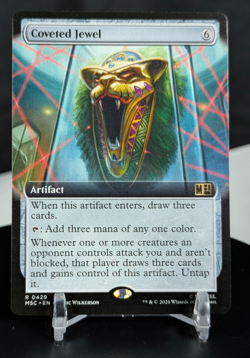 MTG Coveted Jewel EXTENDED ART NON-FOIL NM Marvel Commander MSC #0429 Rare - Image 1