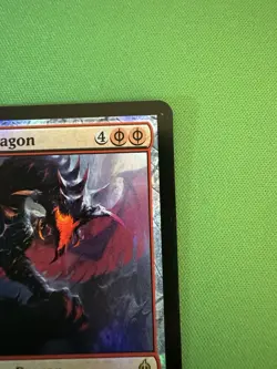 MTG FOIL Moltensteel Dragon - New Phyrexia #88 LP - Image 4