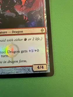 MTG FOIL Moltensteel Dragon - New Phyrexia #88 LP - Image 5