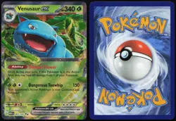 Venusaur ex 003/165 Double Rare 151 Pokemon Holo NM - Image 3
