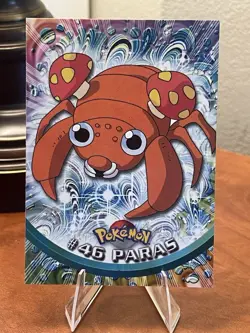 Paras #46 Black Logo Topps Pokemon TV Animation Edition Non Holo-LP - Image 1