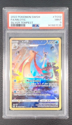 2022 Pokemon Milotic Full Art Silver Tempest TG02/TG30 PSA 9 MINT - Image 1