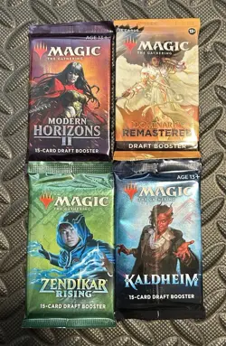 MTG Chaos Draft Bundle - 24 Booster Packs From All Different Sets Fresh From Box - Image 4