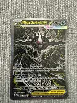 Pokemon TCG Mega Darkrai EX SIR 116/084 Pitch Black Near Mint English Pack Fresh - Image 1