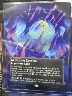Gemstone Caverns (0151) (Borderless) (Galaxy Foil) Edge of Eternities:... - Image 1
