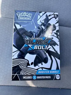Pokemon TCG Black Bolt Booster Bundle - Factory Sealed (6 Packs) - Image 1