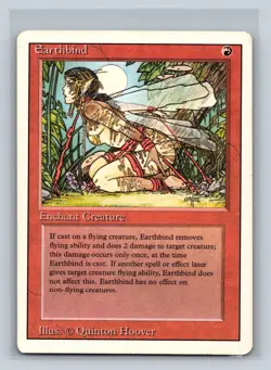 Magic The Gathering Revised Edition Earthbind - Image 1