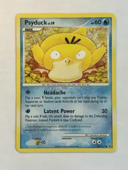 Pokemon Psyduck 87/127 Platinum Base Set - LP - Image 1