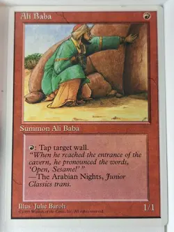 Ali Baba - 4th Edition Core Set - Magic the Gathering MTG Nice! - Image 1