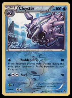 Cloyster 24/122 Uncommon BREAKpoint Pokemon TCG Reverse Holo NM - Image 1
