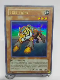 Test Tiger GLAS-EN082 Ultra Rare 1st Edition Yugioh 2110 - Image 1