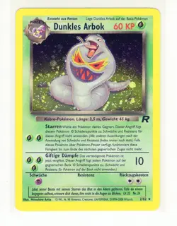 ~DE~ GERMAN Dunkles Arbok 3/82 Team Rocket Pokemon Card (Z1) - Image 1