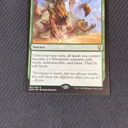 Sylvan Awakening Magic The Gathering Mtg Rare Dominaria Card - Image 3