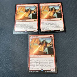 Siege Dragon Magic The Gathering Mtg Rare M15 Card 3 - Image 1