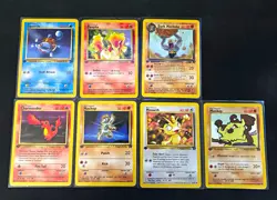 Pokemon TCG Team Rocket First Edition 7-Card Lot - Image 1