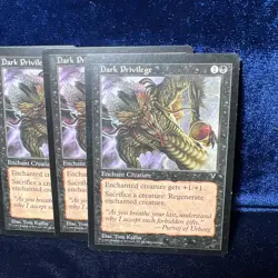 Dark Privilege Visions MTG Magic the Gathering Card 4 - Image 2