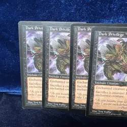 Dark Privilege Visions MTG Magic the Gathering Card 4 - Image 3