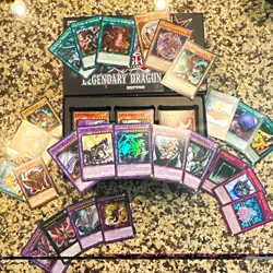 Konami Yu-Gi-Oh! Legendary Dragon Decks 3-Card Foil Lot 1st/Limited EN - Image 1